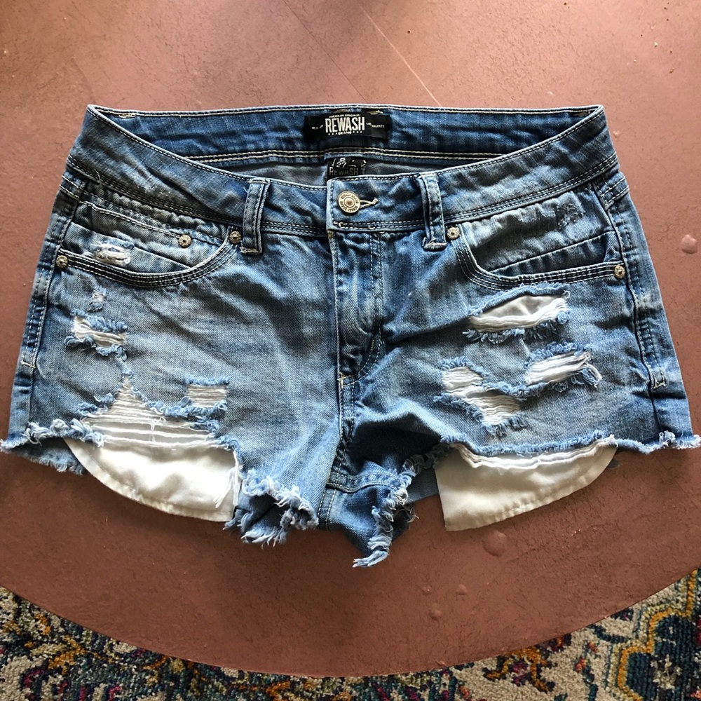 Rewash denim shorts